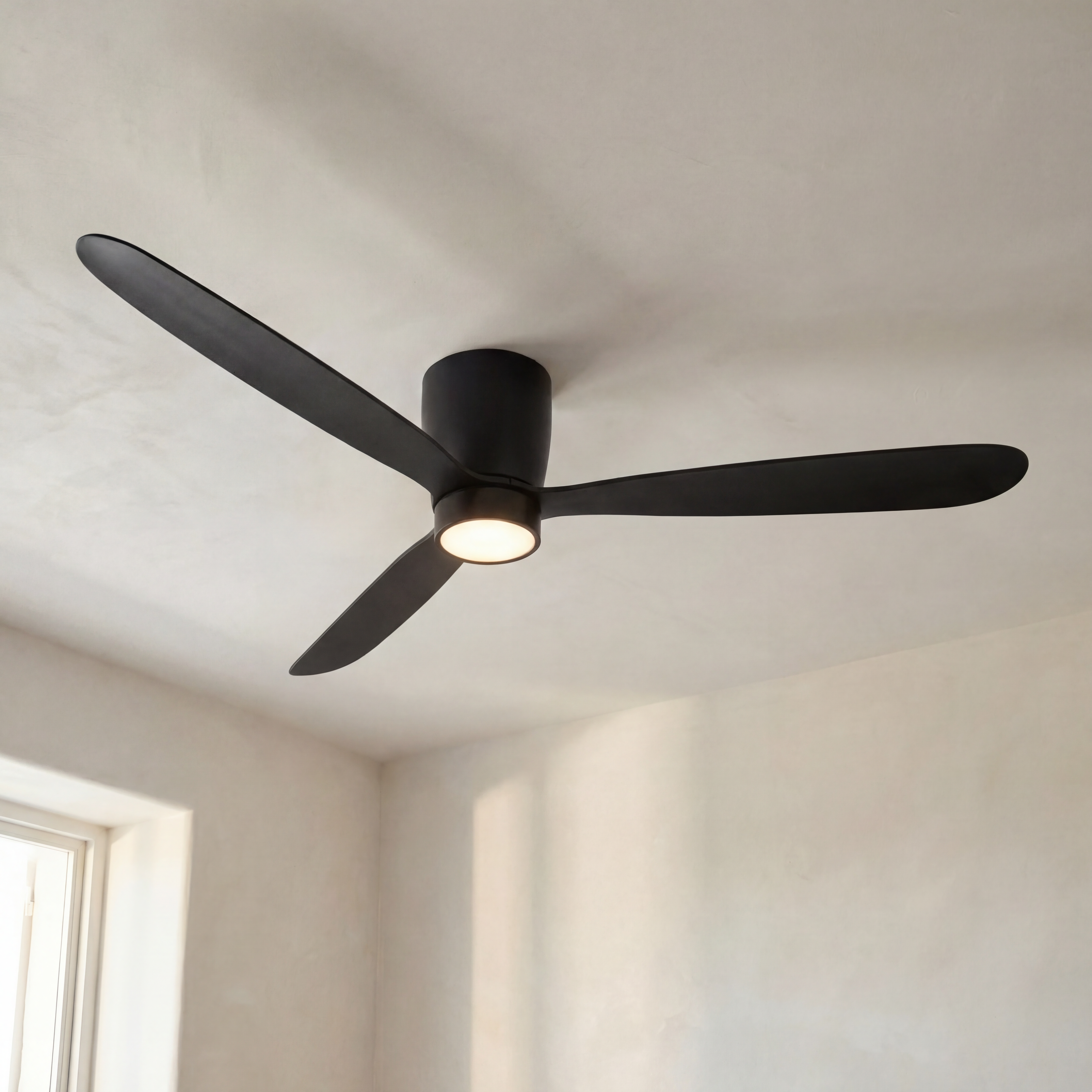 Sirocco Deckenventilator, 132 cm (für Räume von 10 bis 25 m²) – 3 Flügel aus ABS
