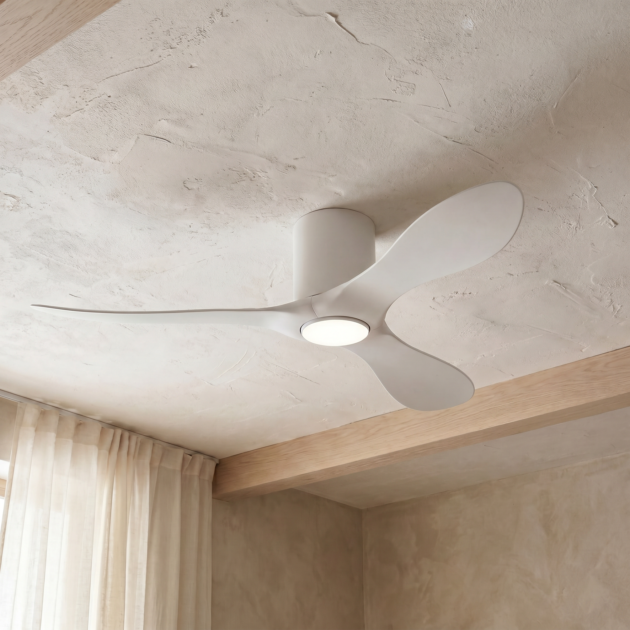 Binibeca Deckenventilator, Ø 112 cm, für 7–20 m², 3 langlebige ABS-Flügel