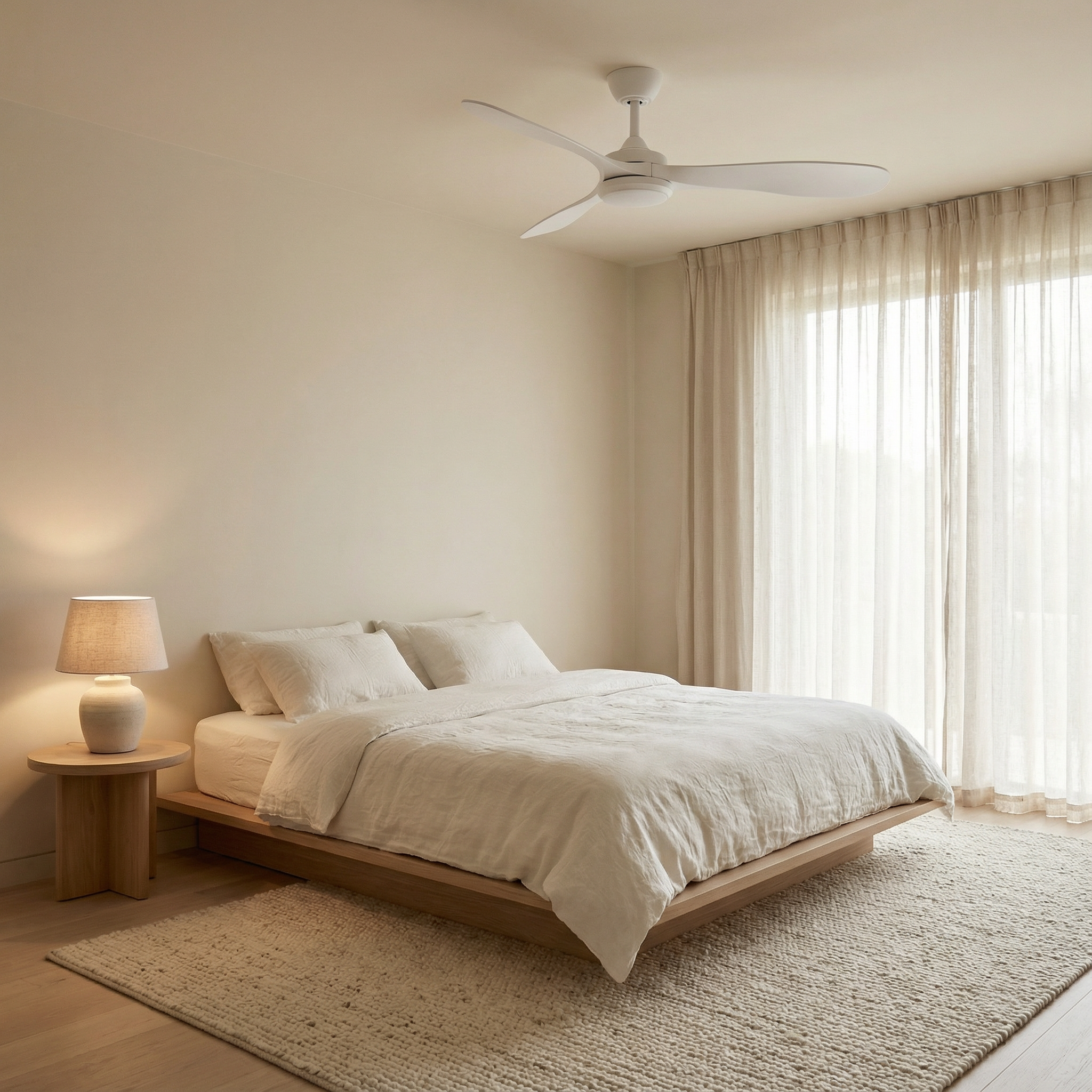 Boreal Deckenventilator 132 cm (10–25 m²) – 3 ABS-Flügel