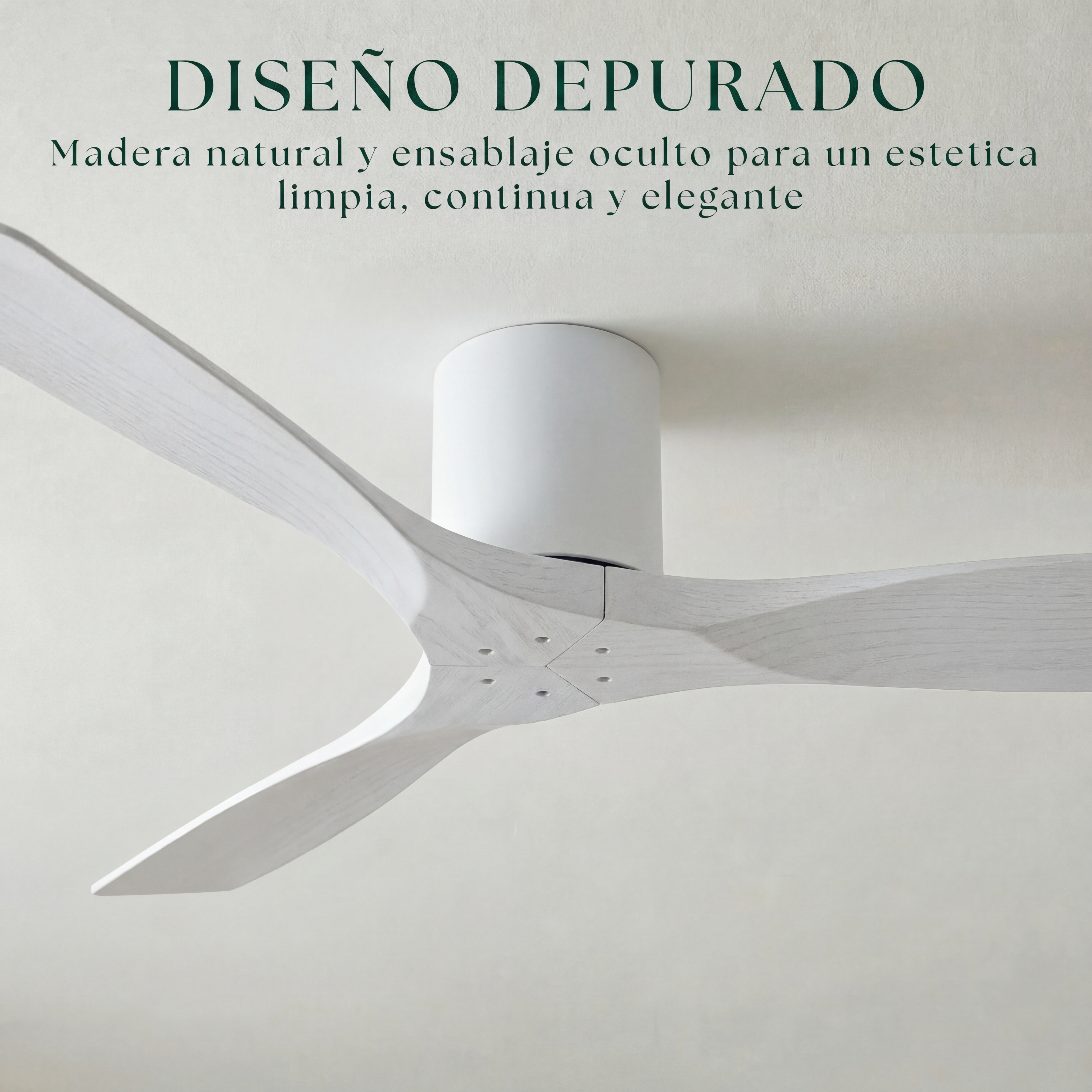 Etoile Deckenventilator aus Holz (132 cm / 112 cm)
