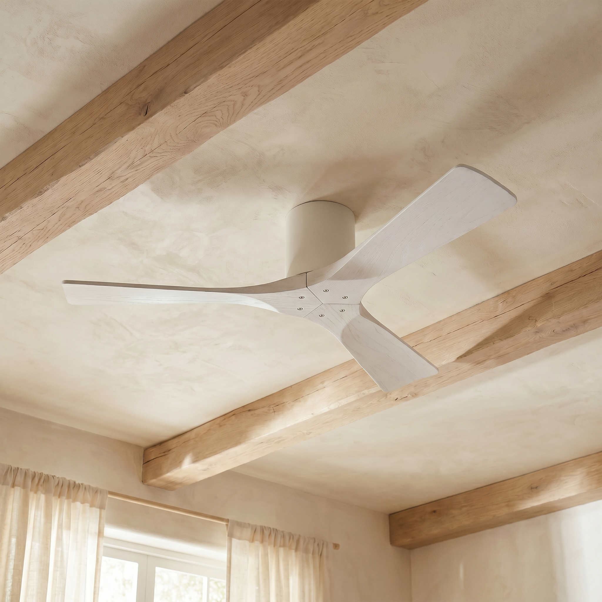 Etoile Deckenventilator aus Holz (132 cm / 112 cm)