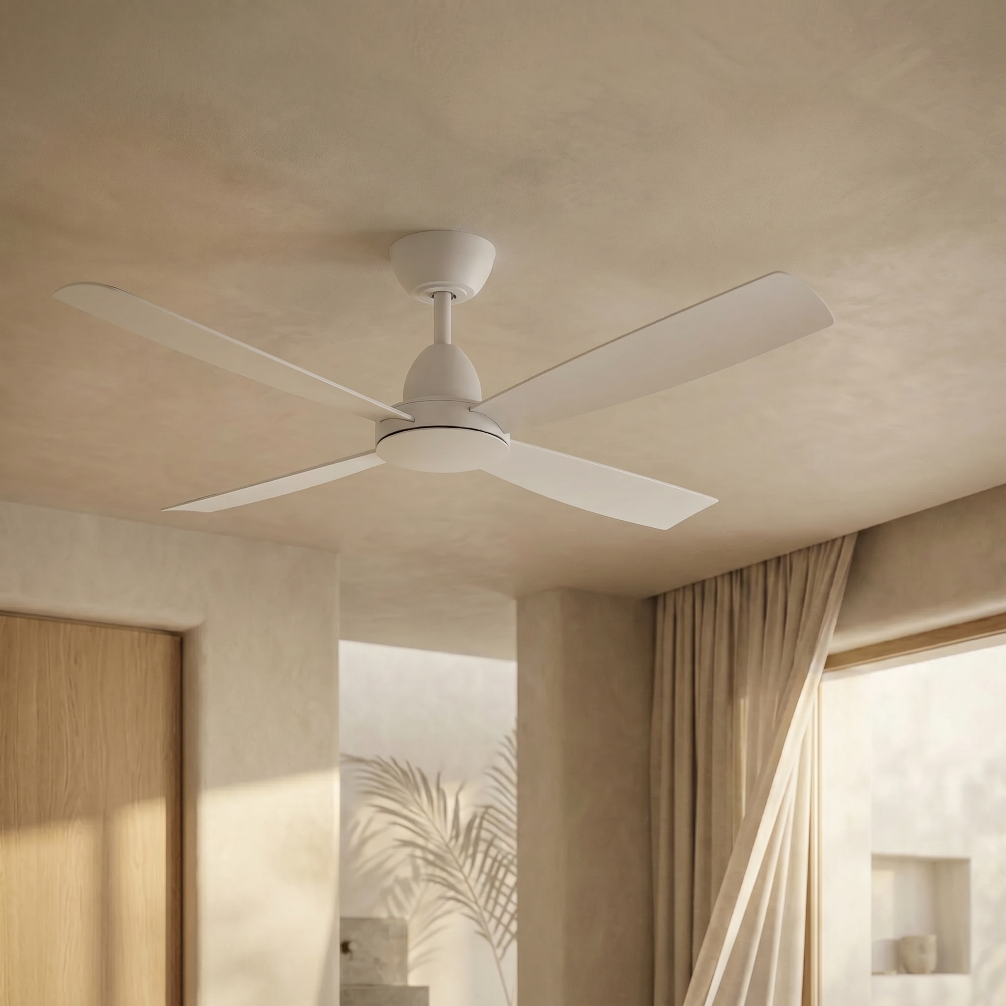 Saona Deckenventilator, 122 cm (für Räume von 7 bis 20 m²) – 4 Flügel aus ABS
